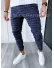 Pantaloni barbati casual regular fit in carouri B1747 S2